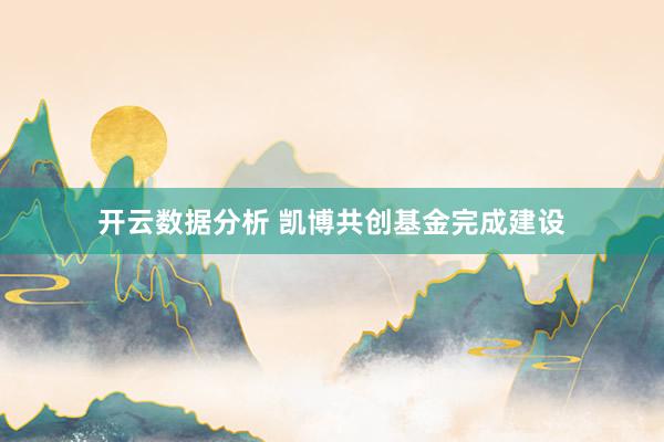 开云数据分析 凯博共创基金完成建设